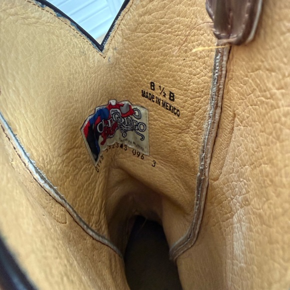 Old Gringo Distressed Brown Heeled Boots - Picture 10 of 12